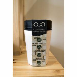 Scoop Coffee Cup (8oz) White & Black